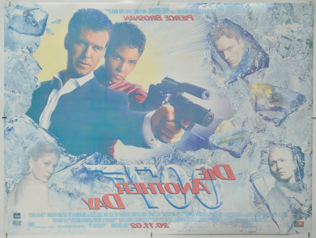 007 : Die Another Day (Back) Cinema Quad Movie Poster