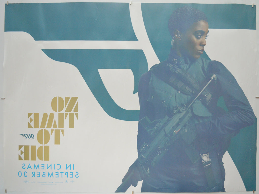007 : NO TIME TO DIE (Back) Cinema Quad Movie Poster