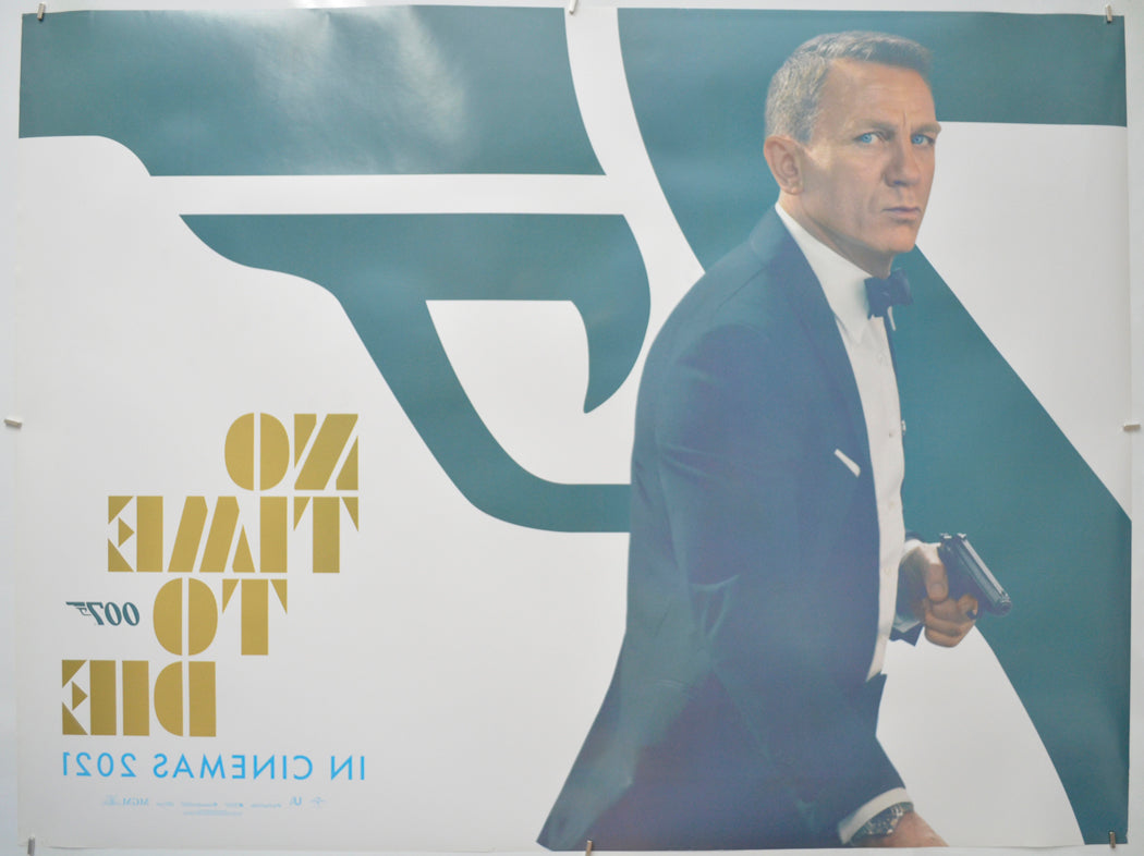 007 : No Time To Die (Back) Cinema Quad Movie Poster