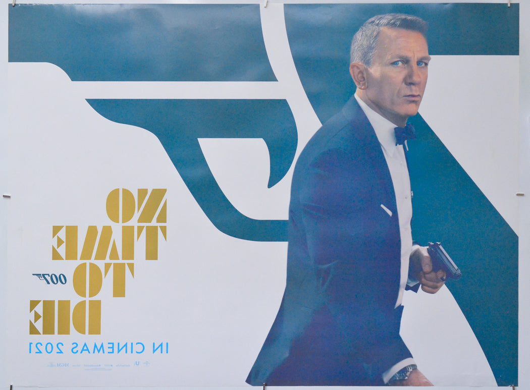 007 : No Time To Die (Back) Cinema Quad Movie Poster