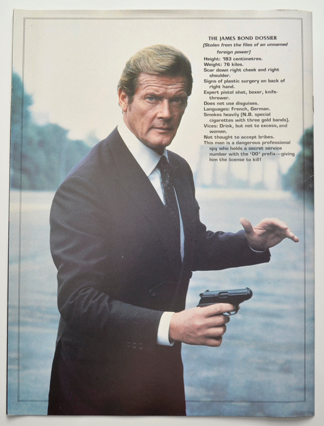 007 OCTOPUSSY (Back) Cinema Souvenir Brochure