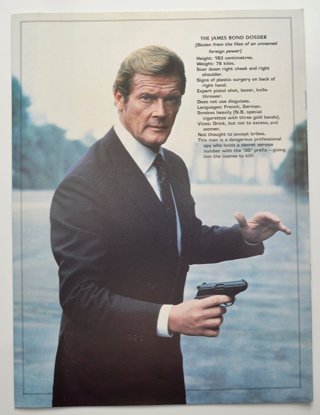 007 OCTOPUSSY (Back) Cinema Souvenir Brochure