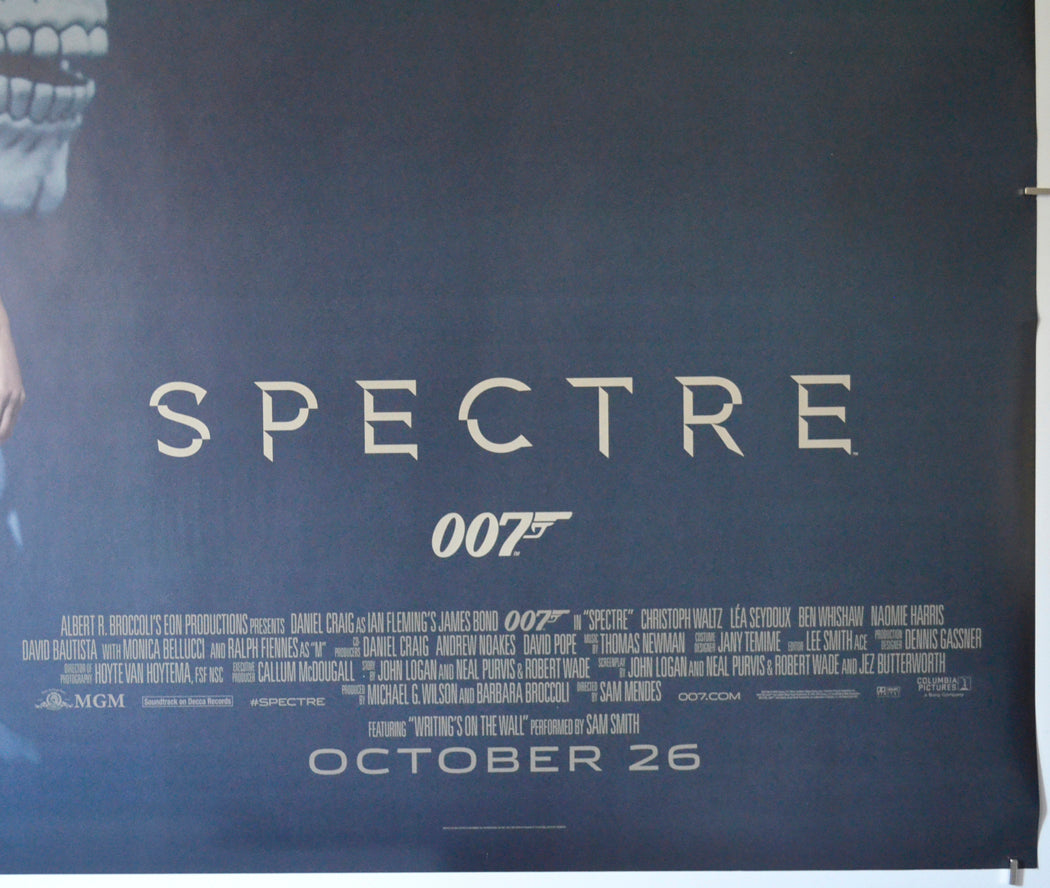 007 : SPECTRE (Bottom Right) Cinema Quad Movie Poster