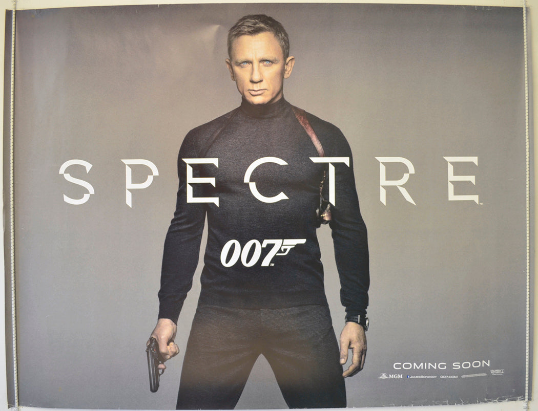 007 : Spectre (Teaser / Advance Version) Original Quad Poster - Film Poster - Movie Poster