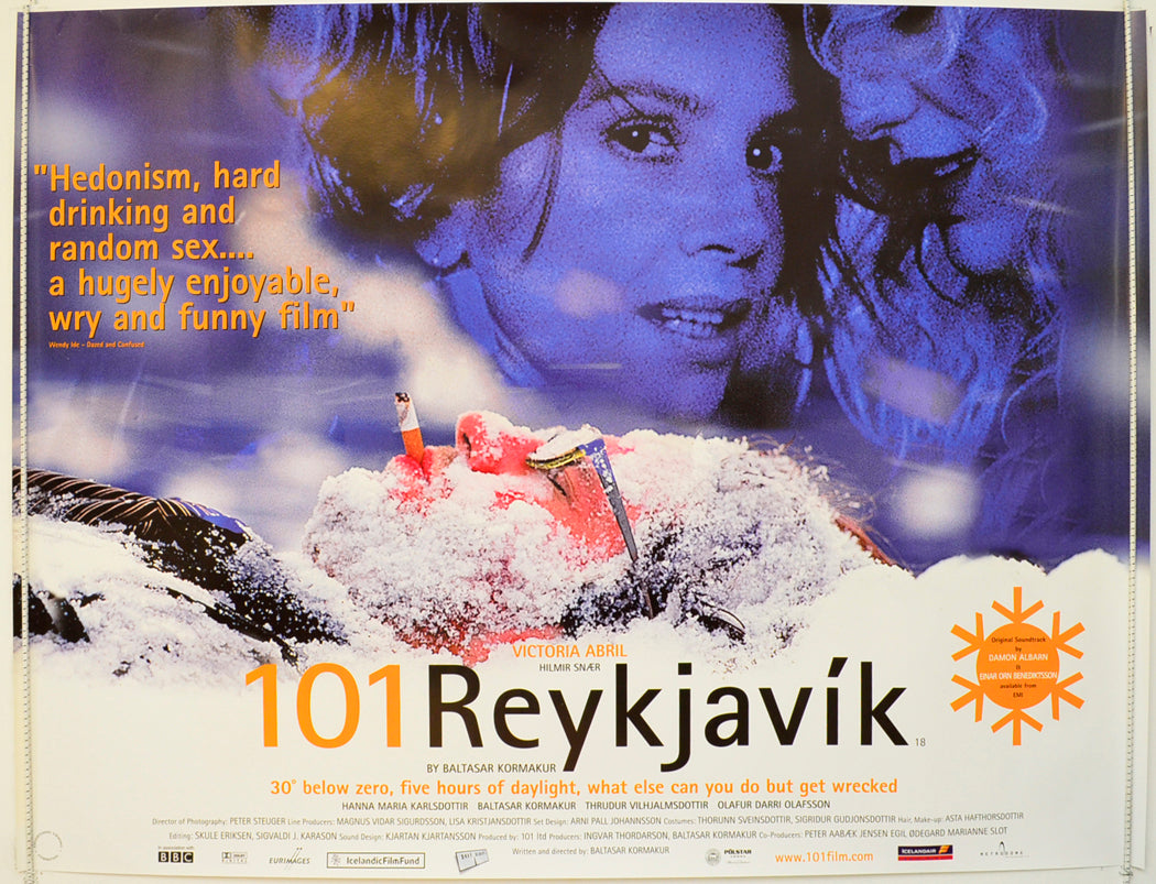 101 Reykjavik Original British Quad Poster - Film Poster - Movie Poster