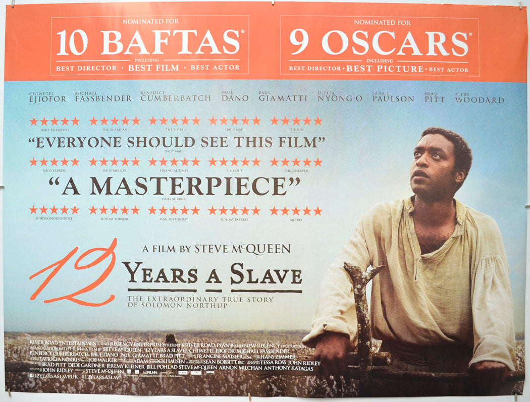 12 Years A Slave (Awards Version) Original Quad Poster - Film Poster - Movie Poster