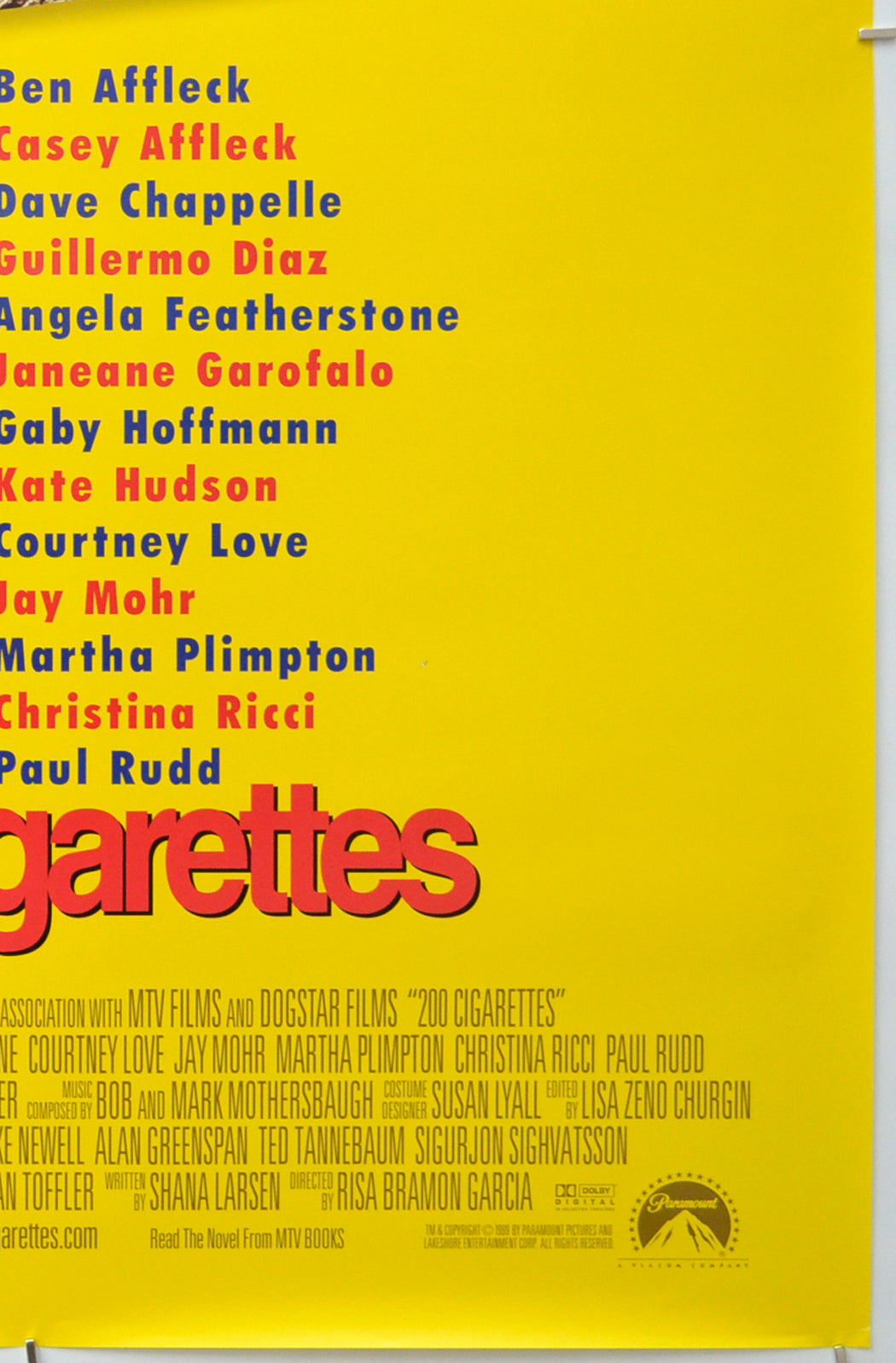 200 CIGARETTES (Bottom Right) Cinema One Sheet Movie Poster