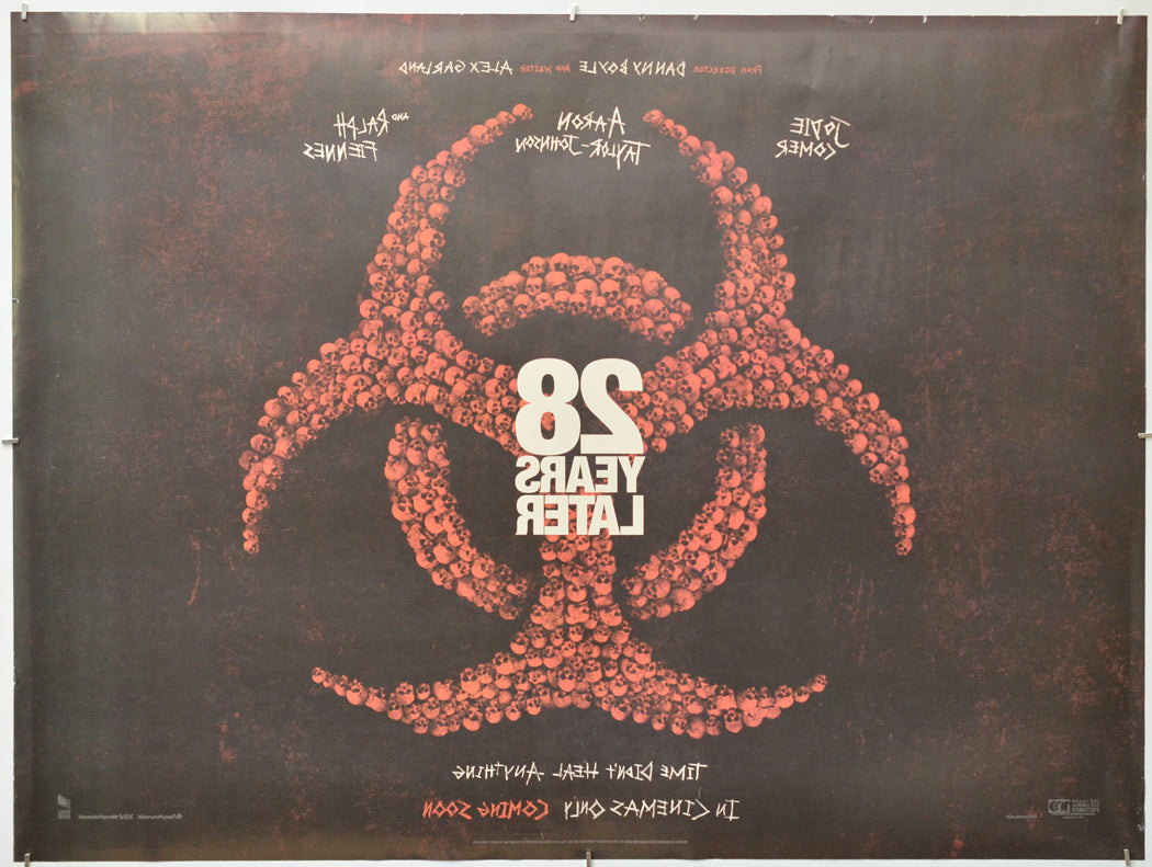 28 Years Later (Back) Cinema Quad Movie Poster