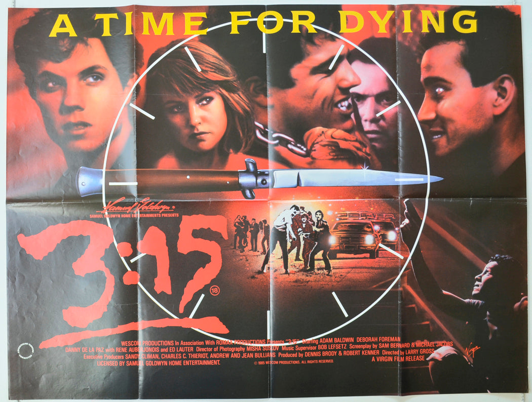 3:15 Original Quad Poster - Film Poster - Movie Poster