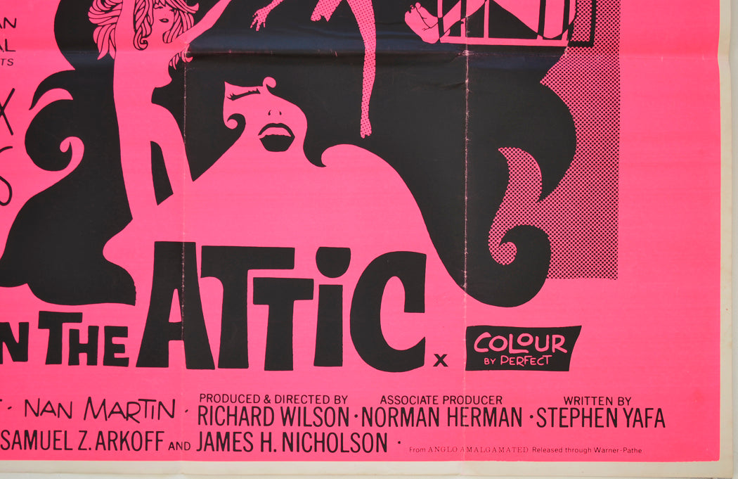 3 IN THE ATTIC (Bottom Right) Cinema Quad Movie Poster