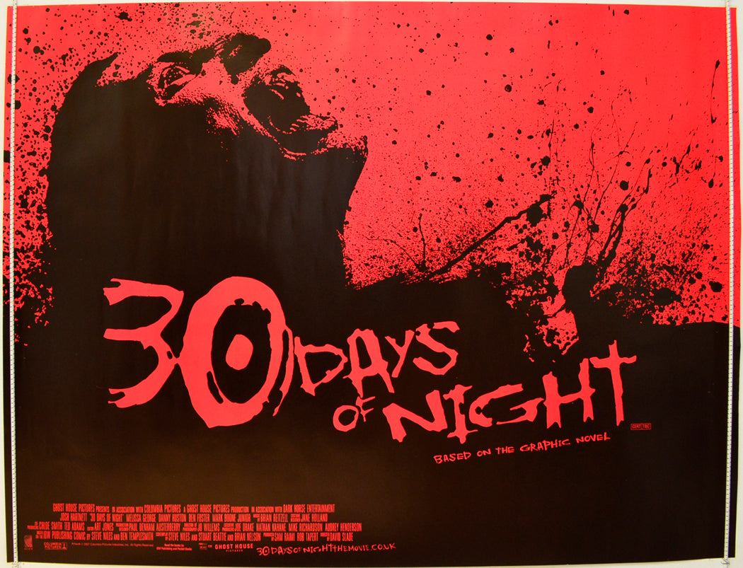 30 Days Of Night Original British Quad Poster - Film Poster - Movie Poster
