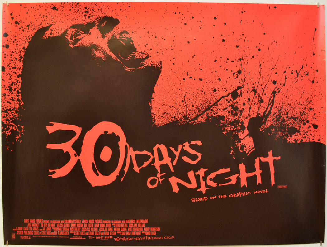 30 Days Of Night Original Quad Poster - Film Poster - Movie Poster