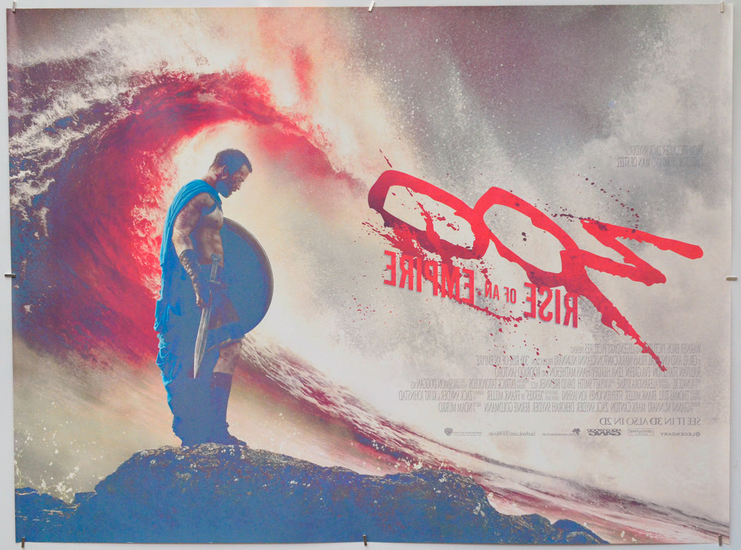 300 : Rise Of An Empire (Back) Cinema Quad Movie Poster