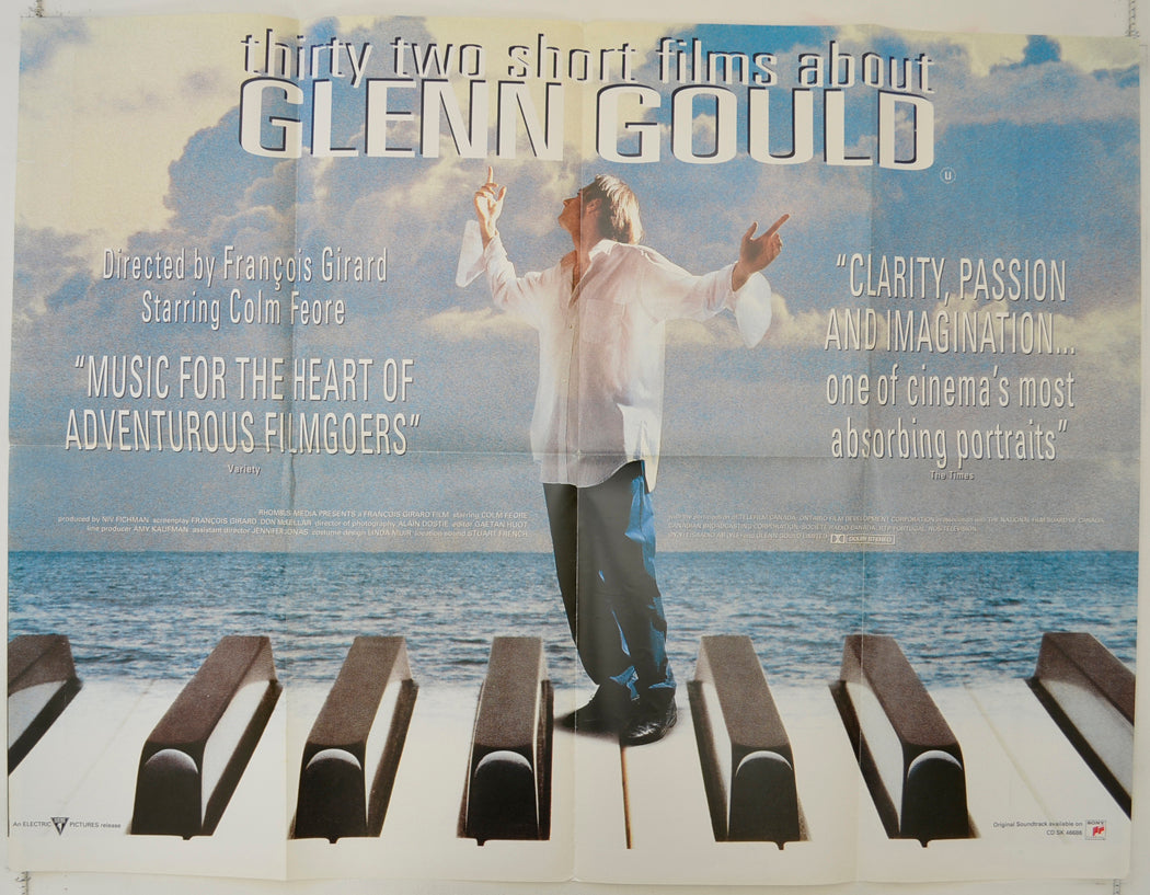 32 Short Films About Glenn Gould Original Quad Poster - Film Poster - Movie Poster