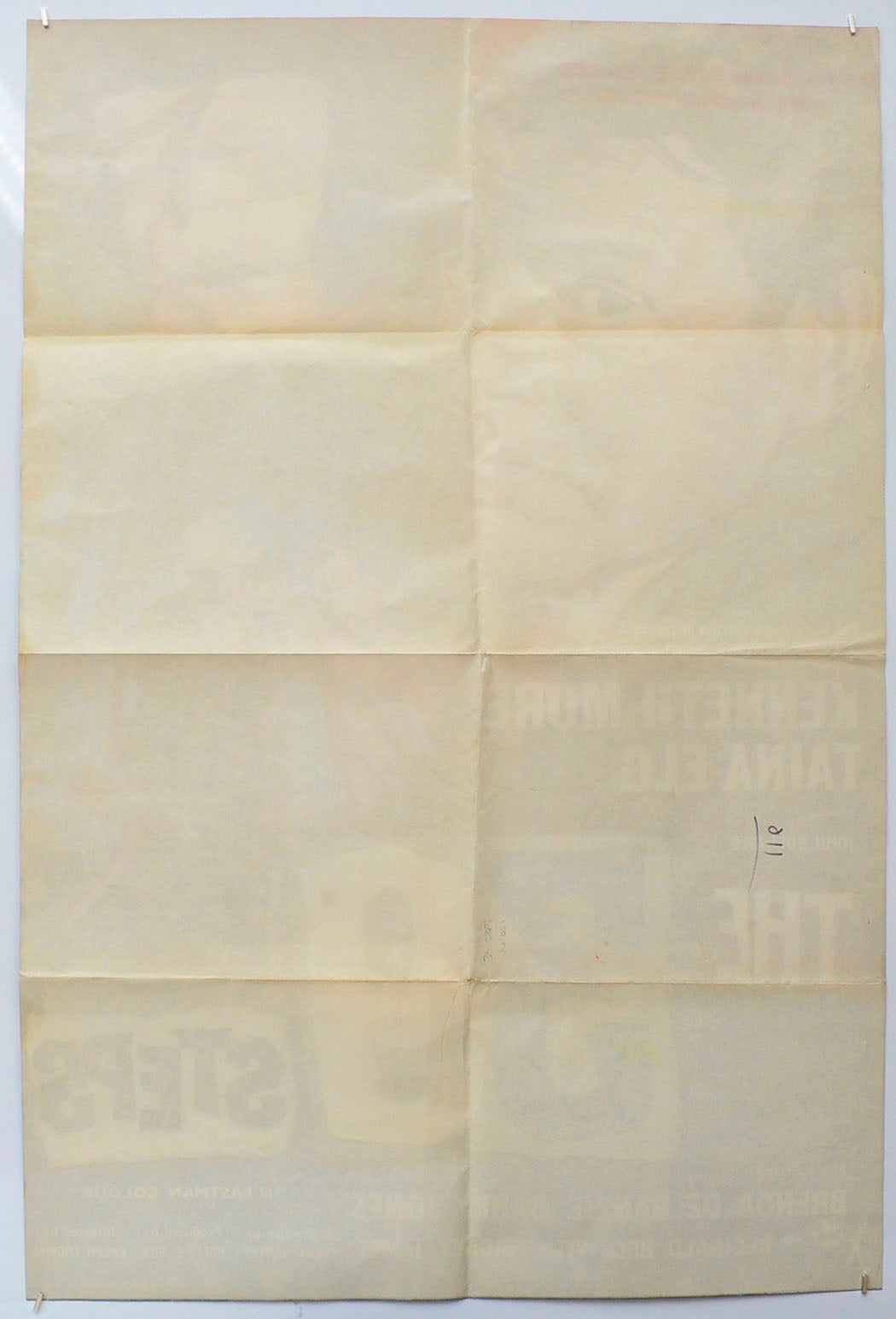 THE 39 STEPS (Back) Cinema One Sheet Movie Poster