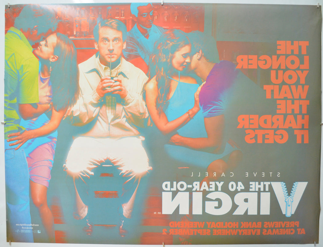THE 40 YEAR OLD VIRGIN (Back) Cinema Quad Movie Poster