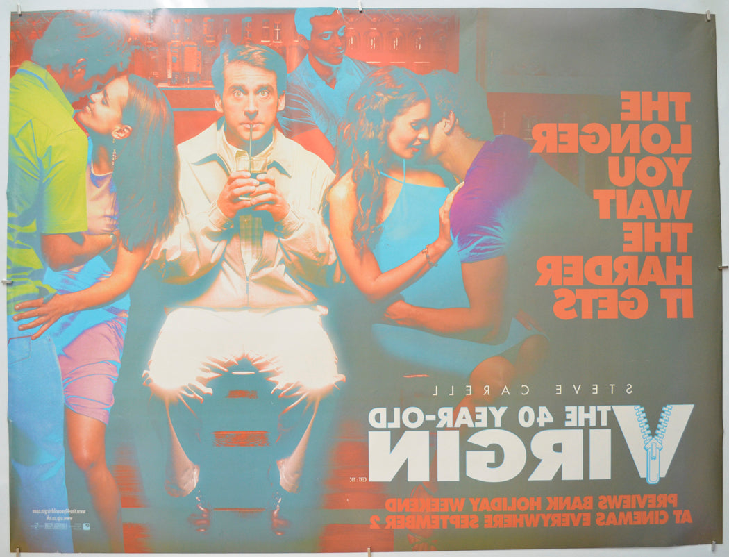 THE 40 YEAR OLD VIRGIN (Back) Cinema Quad Movie Poster