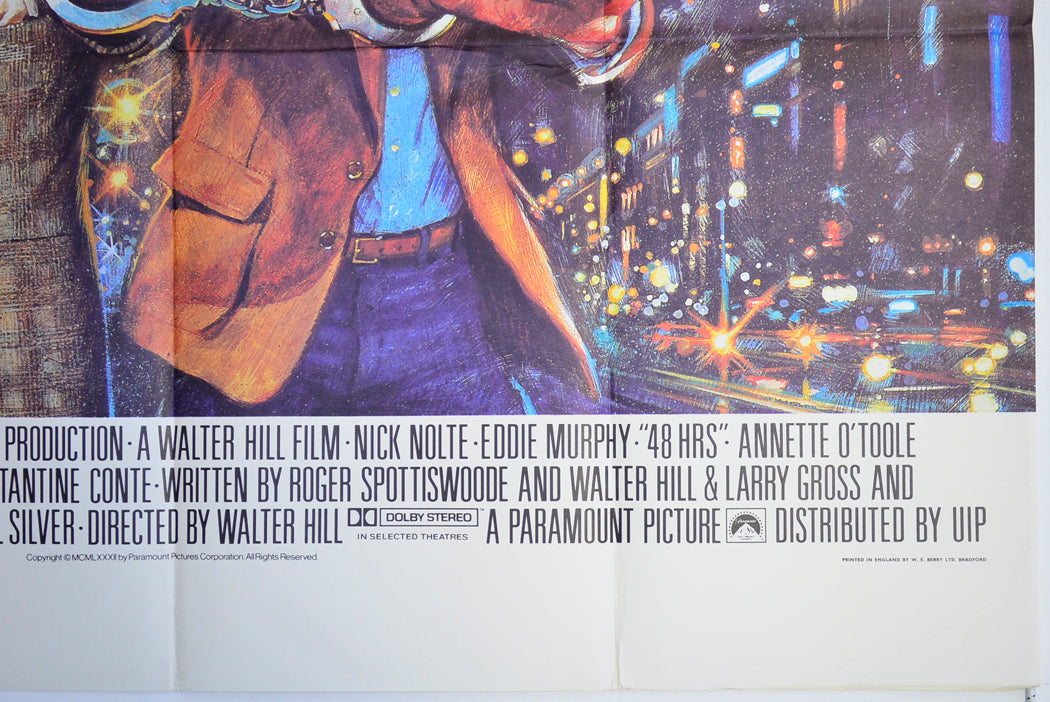 48HRS (Bottom Right) Cinema Quad Movie Poster