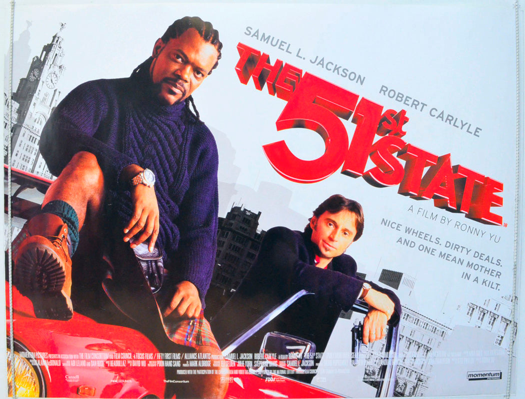 The 51st State (a.k.a. Formula 51) Original British Quad Poster - Film Poster - Movie Poster