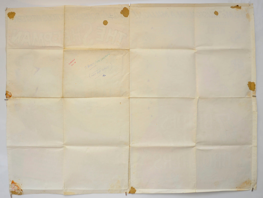 SEVEN BRIDES FOR SEVEN BROTHERS / THE SHEEPMAN (Back) Cinema Quad Movie Poster