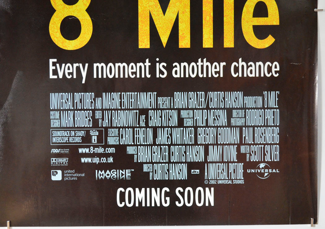 8 MILE (Bottom Right) Cinema Quad Movie Poster
