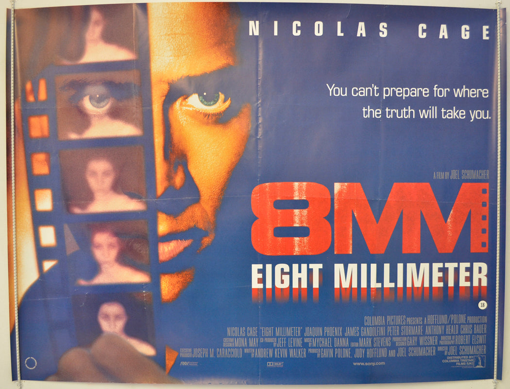 8mm Original Quad Poster - Film Poster - Movie Poster