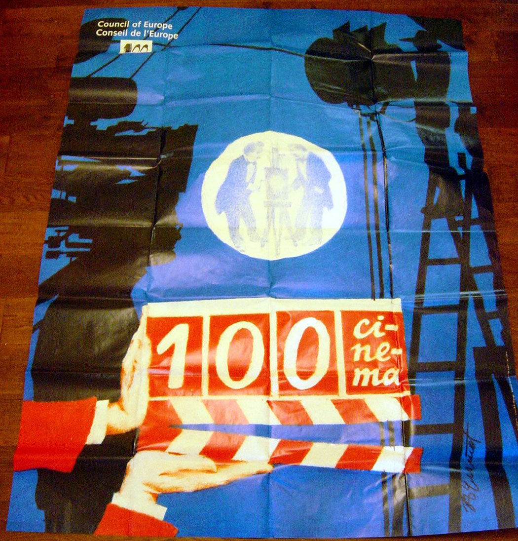 100 Years Of Cinema Bus Stop Poster