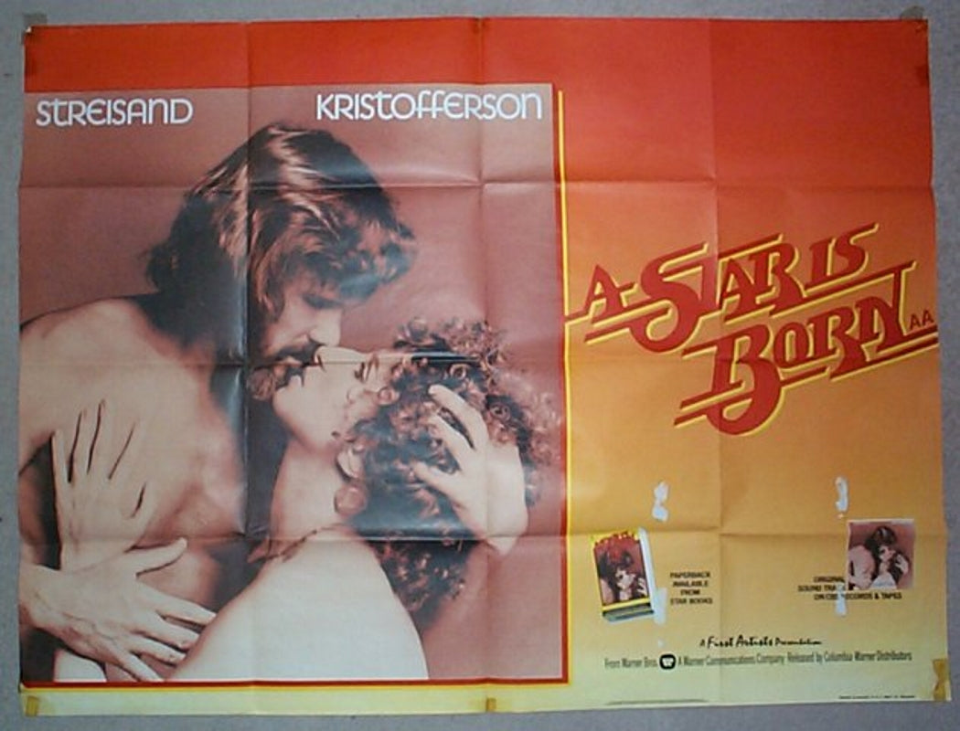 A STAR IS BORN Original Quad Movie Poster