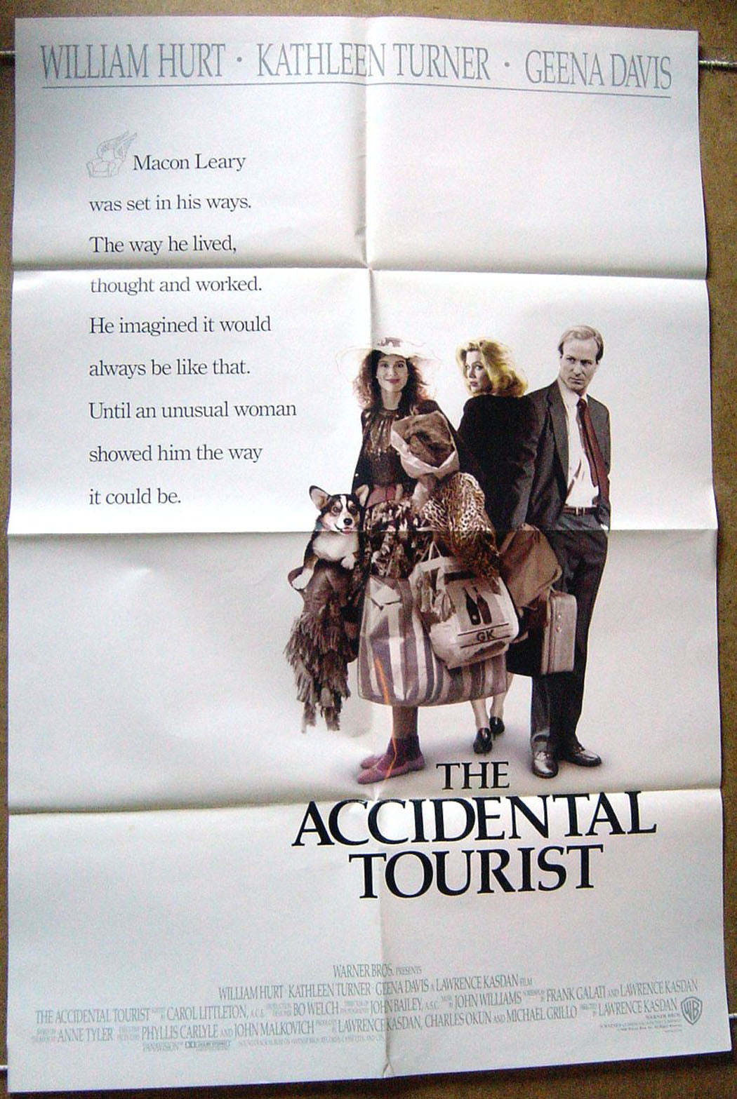 The Accidental Tourist One Sheet Movie Poster