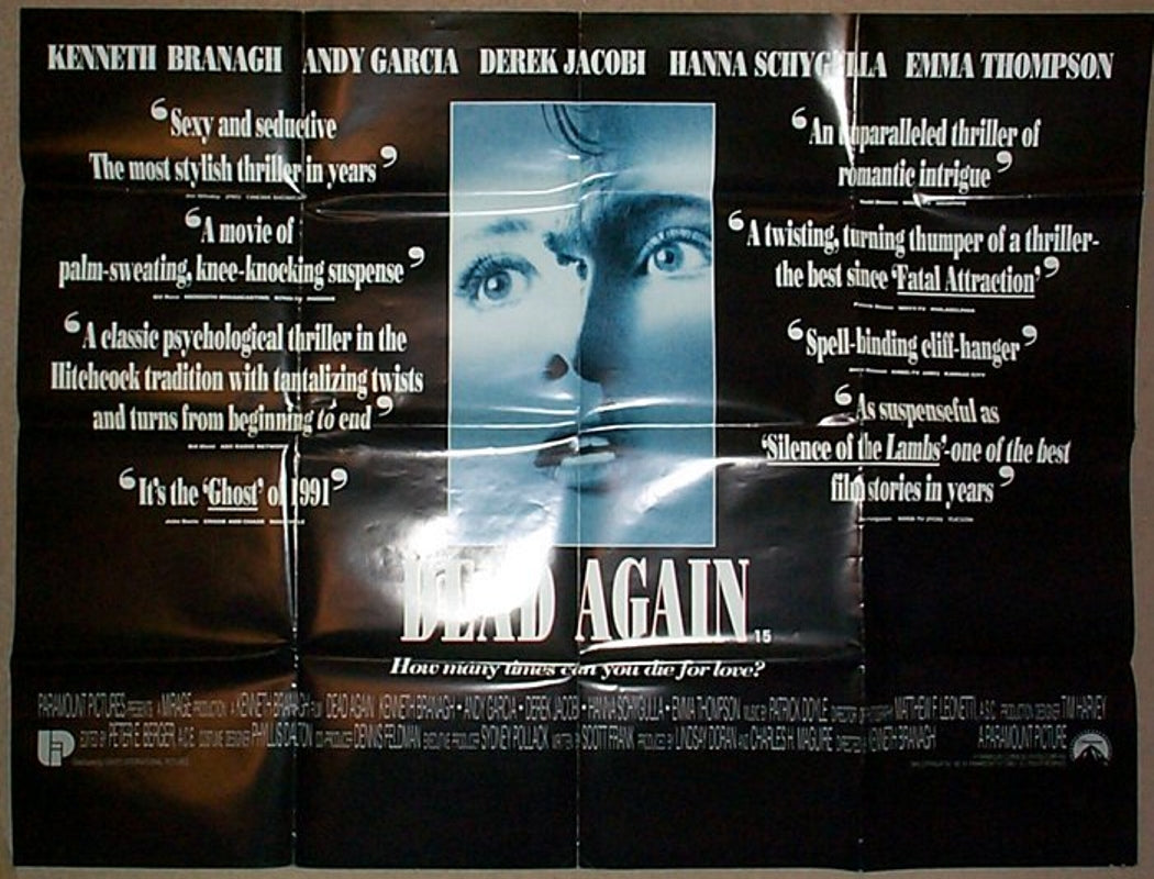 Dead Again Original Quad Movie Poster