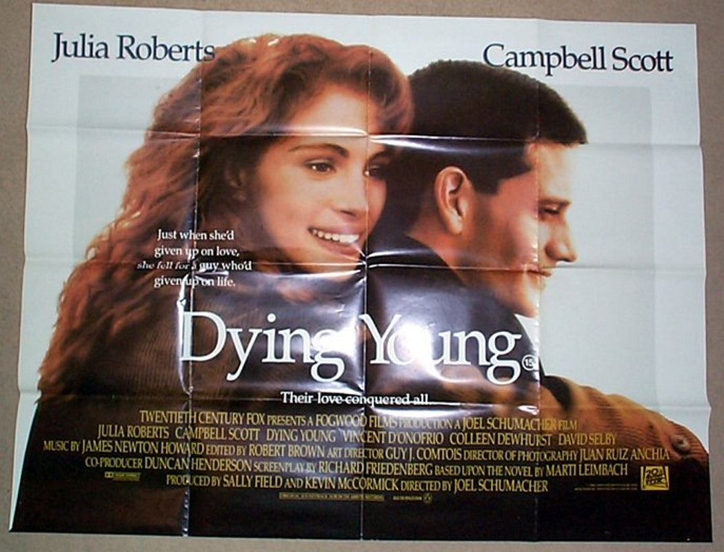 Dying Young Original Quad Movie Poster