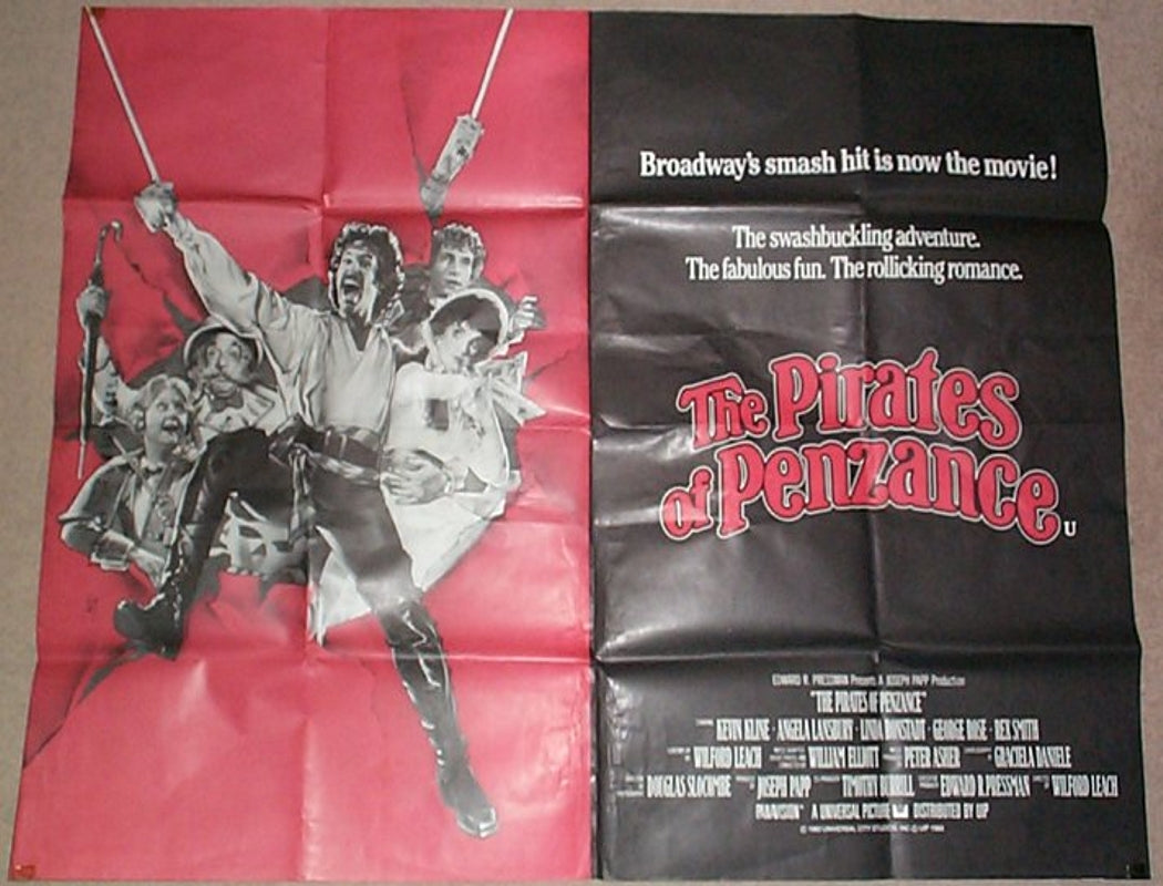 The Pirates Of Penzance Original Quad Movie Poster