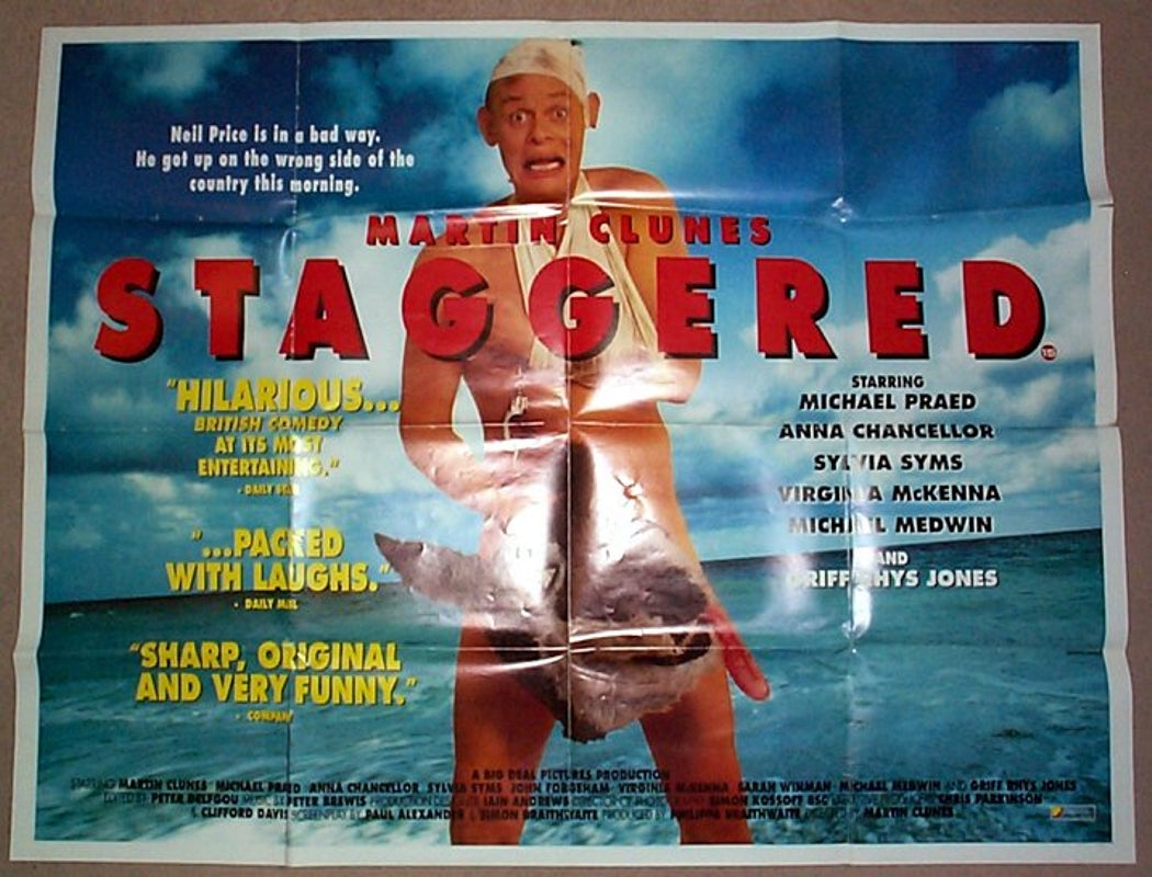 Staggered Original Quad Movie Poster