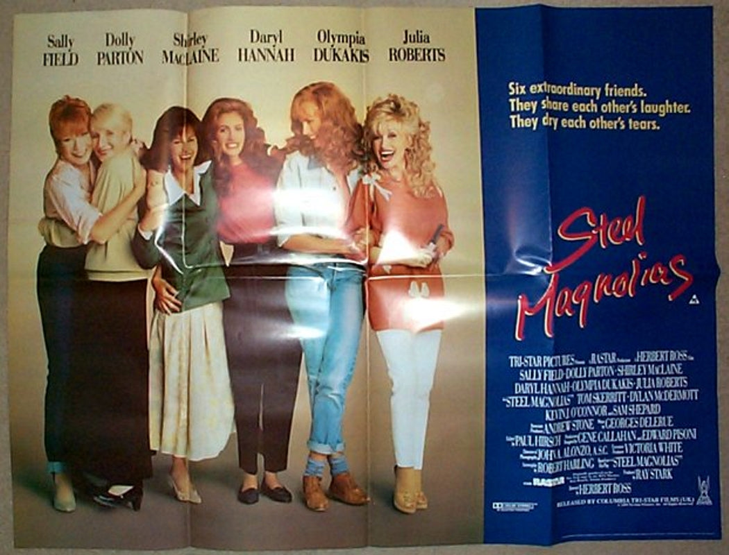 Steel Magnolias Original Quad Movie Poster