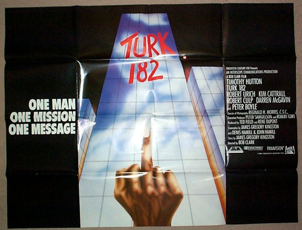 Turk 182 Original Quad Movie Poster