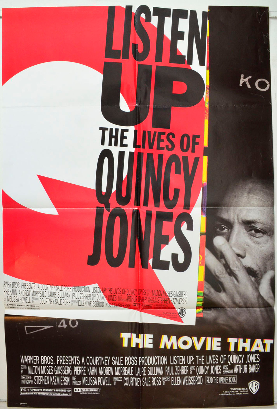 Listen Up : The Lives Of Quincy Jones Original One Sheet Poster - Movie Poster
