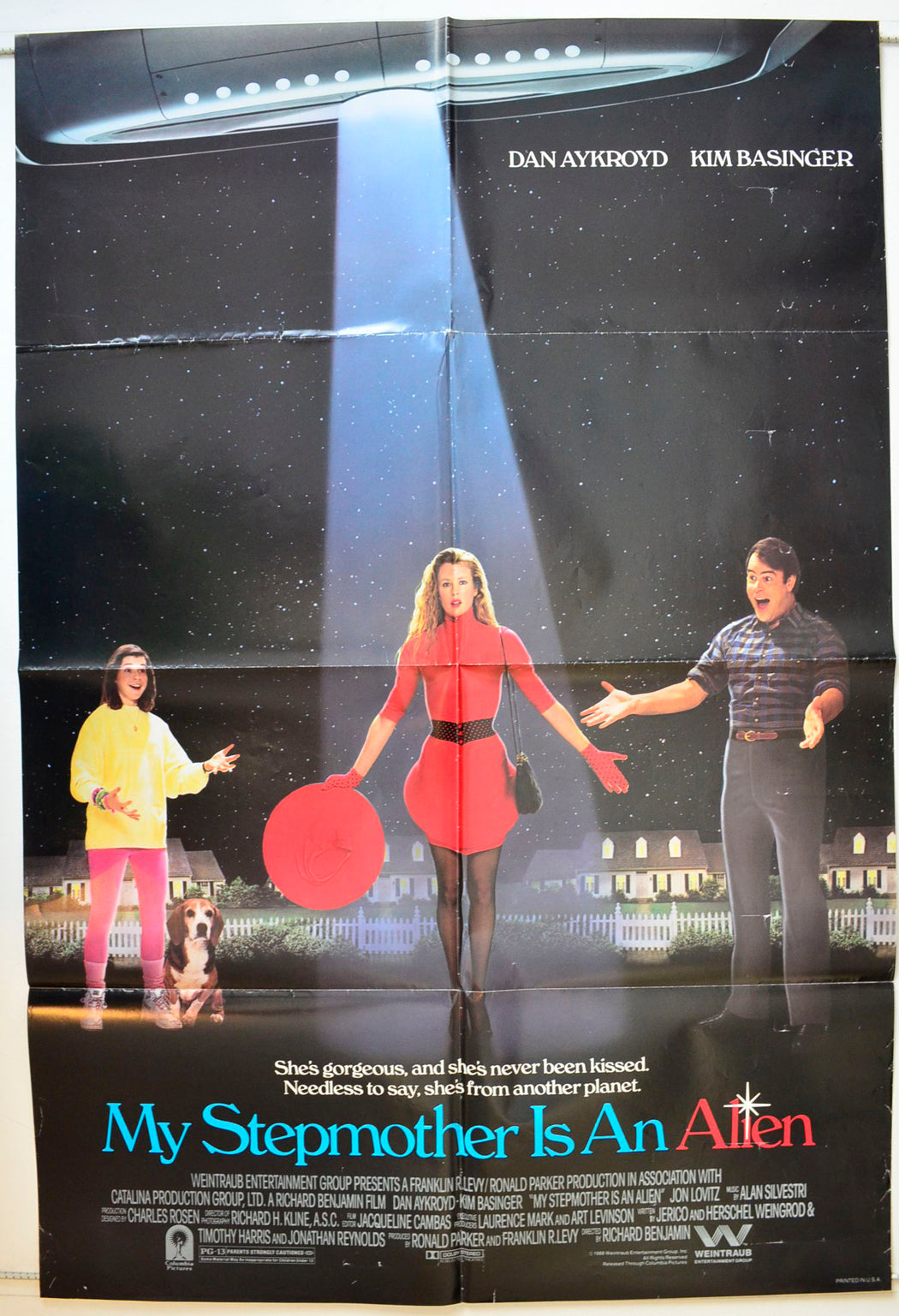 My Stepmother Is An Alien (Poster Design 2) Original One Sheet Poster - Movie Poster