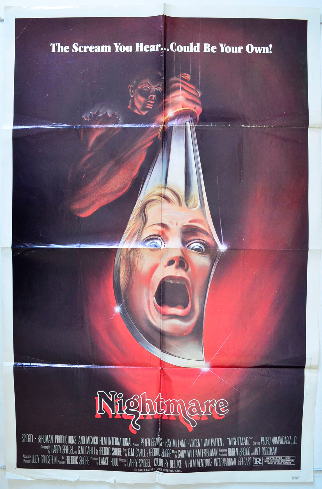 Nightmare (a.k.a. Survival Run) (a.k.a Spree) Original One Sheet Poster - Movie Poster