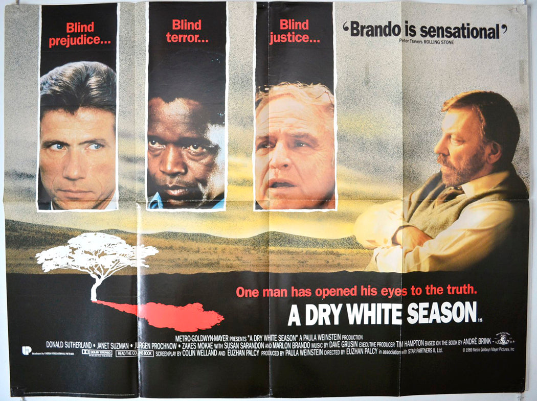 A Dry White Season Original British Quad Poster - Movie Poster
