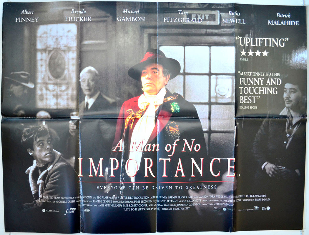 A Man Of No Importance Original British Quad Poster - Movie Poster