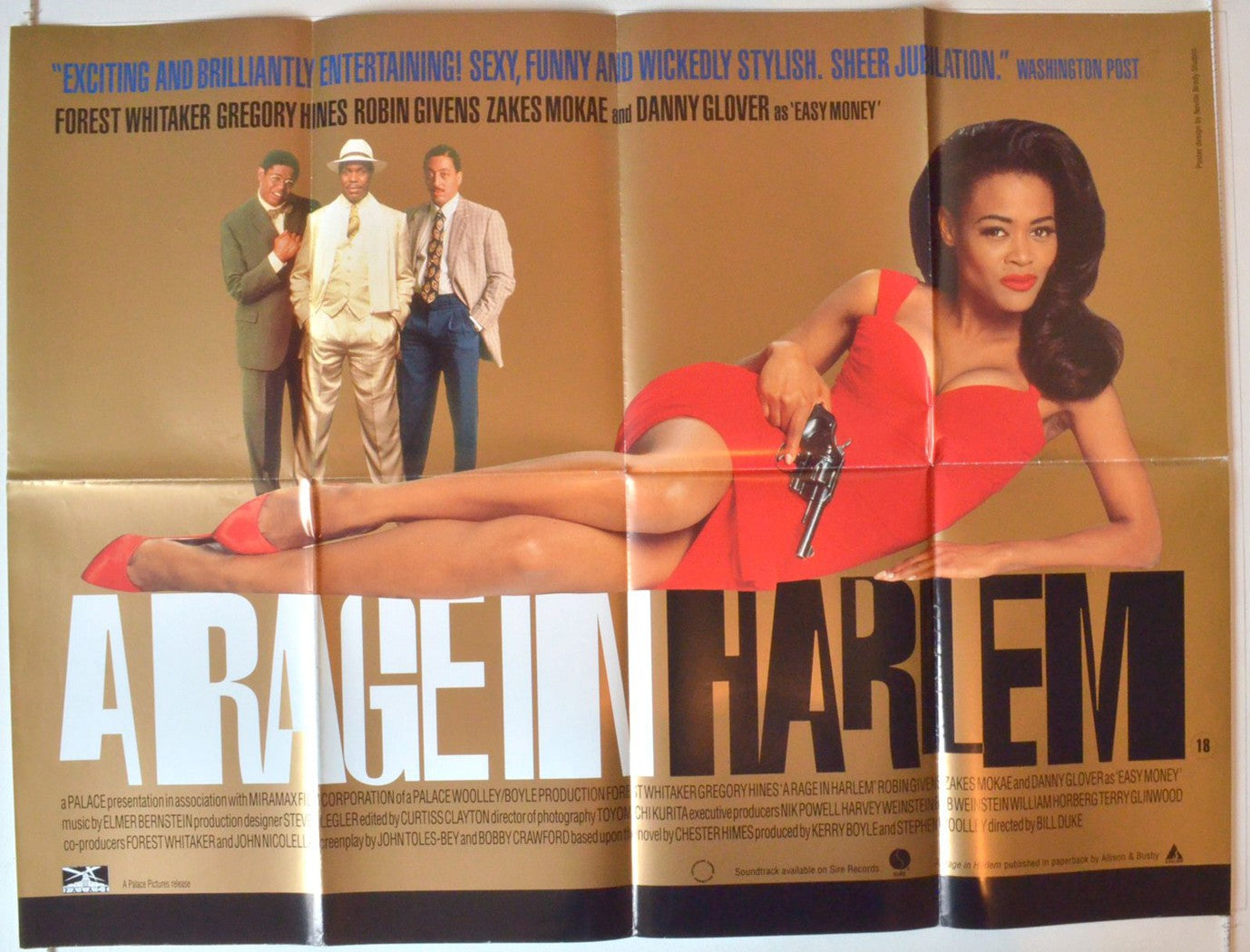A Rage In Harlem Original British Quad Poster - Movie Poster