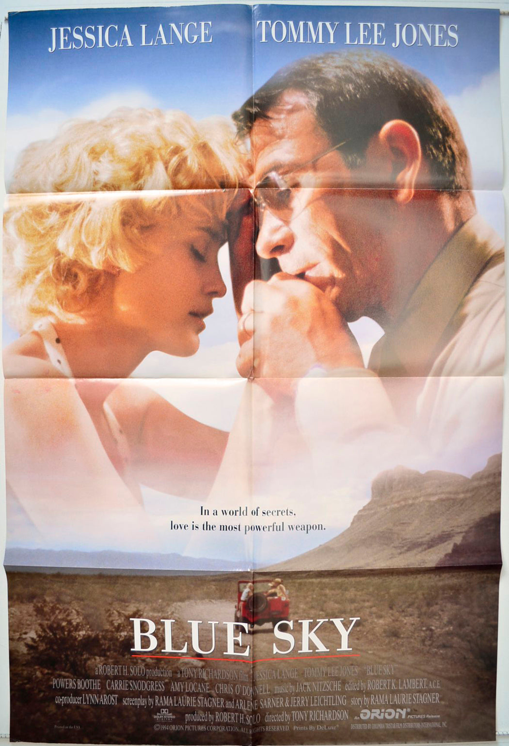 Blue Sky Original One Sheet Poster - Movie Poster