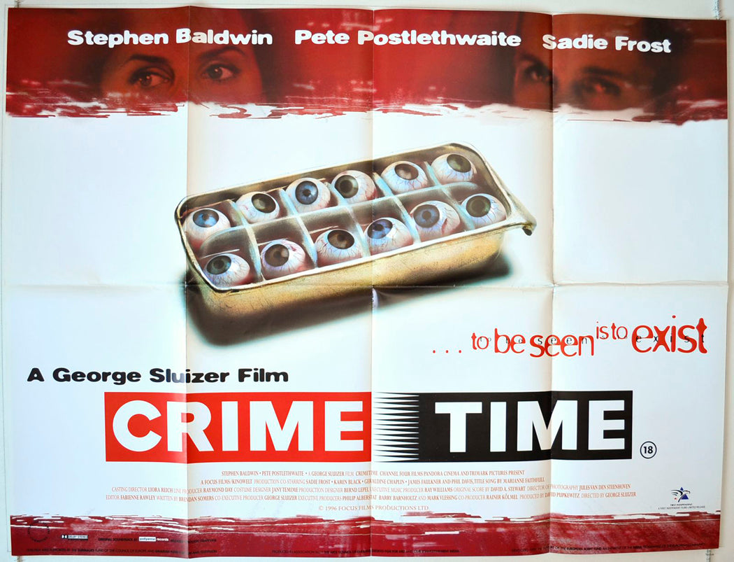 Crime Time Original British Quad Poster - Movie Poster