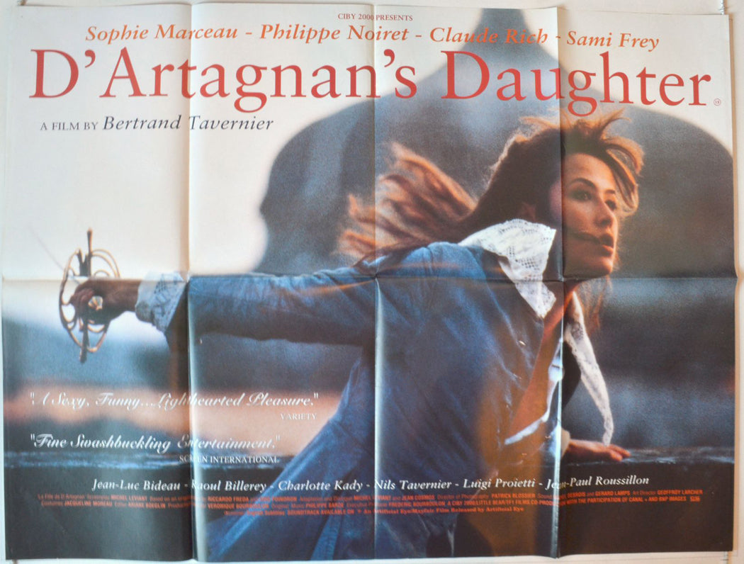 D'Artagnan's Daughter (a.k.a. La Fille De D'artagnan) Original British Quad Poster - Movie Poster
