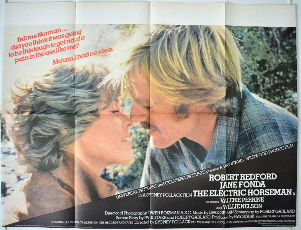 The Electric Horseman Original British Quad Poster - Movie Poster