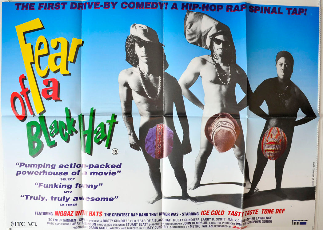 Fear Of A Black Hat Original British Quad Poster - Movie Poster