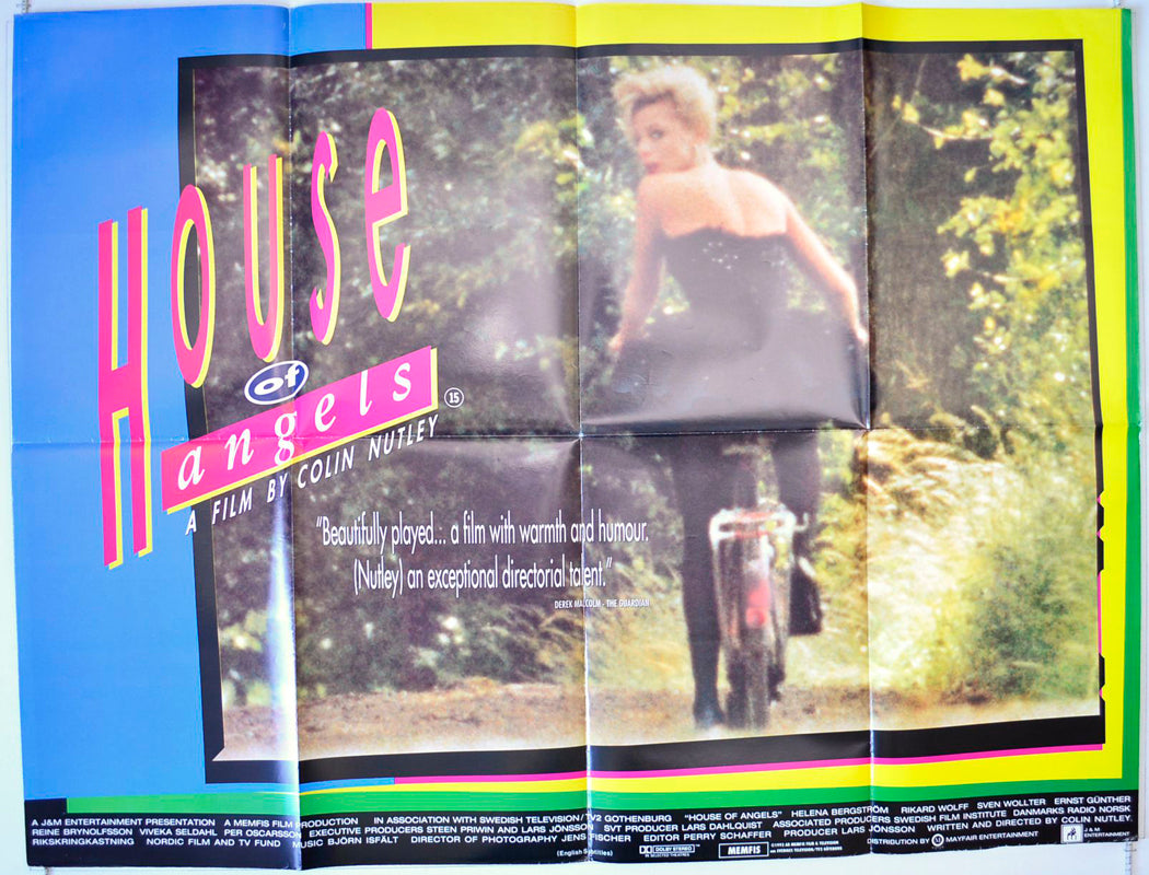 House Of Angels (a.k.a. Änglagård) Original British Quad Poster - Movie Poster