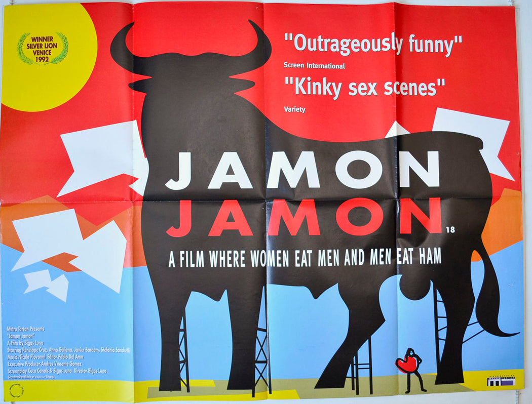 Jamon Jamon Original British Quad Poster - Movie Poster