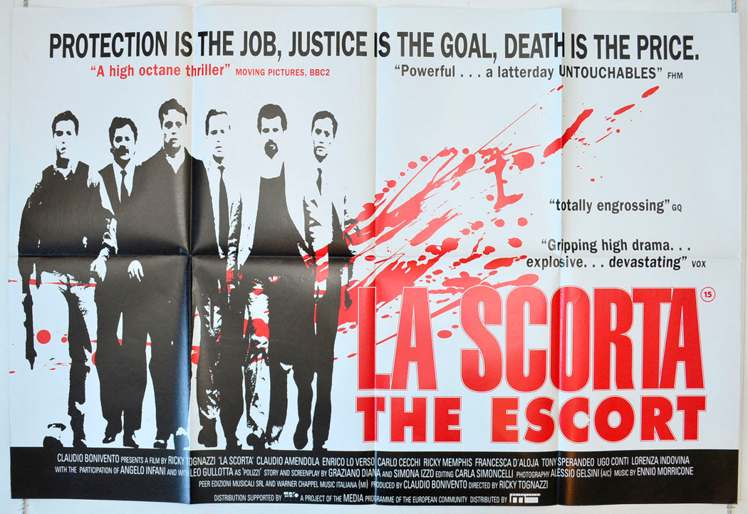 La Scorta (a.k.a. The Escort) Original British Quad Poster - Movie Poster