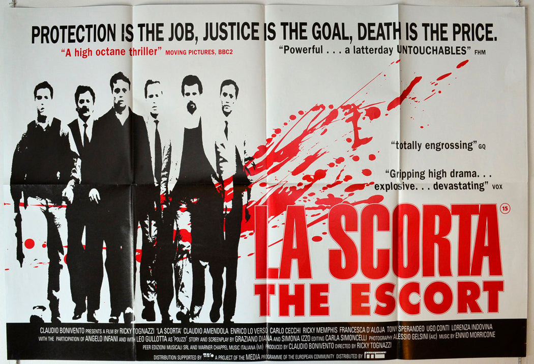 La Scorta (a.k.a. The Escort) Original British Quad Poster - Movie Poster
